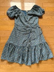 Outfitters Blue Floral Dress