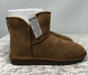 Kirkland Women’s Shearling Boot size 10 chestnut color nwt