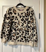 Cheetah Print Sweater