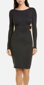 NWT Susana Monaco Crisscross Back Long Sleeve Bodycon Dress