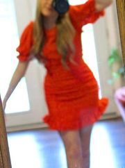 Bright Ruffle Dress