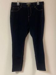 New York Women's Dark Blue Denim Blue Jeans