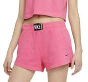 NWT NIKE Sportswear High Rise Wash Short PINK SZ-2X