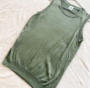 CAbi Twofer Pullover Vest in Green 5461