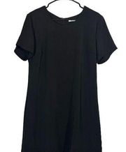 Kimchi Blue Black Short Sleeve Lightweight Scoop Neck Dress Women Sz L