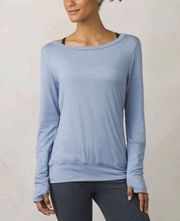 Prana Women’s Blue Synergy Yoga Top