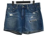 AG Adriano Goldschmied Denim Shorts Womens 29 Blue The Hailey Ex Boyfriend