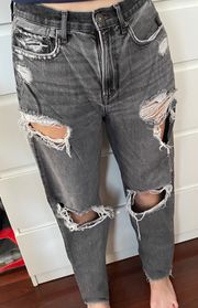 Distressed Mom Jeans Size 8 Regular