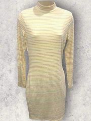 Rosie Daze Boutique Women's Long Sleeve Turtle Neck Dress Size Large #396