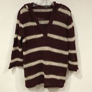 Tommy Bahama Striped Sweater Size Medium EUC