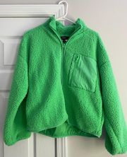 Green Fleece Jacket