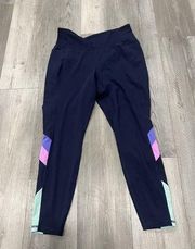 Lane Bryant LIVI High-Rise Soft 7/8 Legging NAVY BLUE Plus SZ 14/16