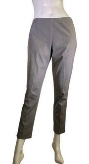 Lisa Stretchy Side Zip Ankle Pant Grey Size 4