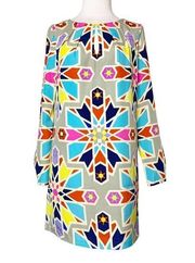 Mara Hoffman kaleidoscope print shift dress sz S