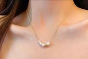 Elegant White Pearl Necklace