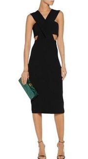 Cushnie Et Ochs
Sleeveless Cutout Midi Dress Black size 0