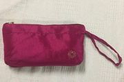 Fuchsia Pink wristlet wallet 