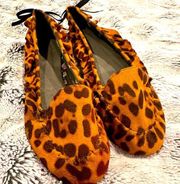 Betsey Johnson Leopard Flats