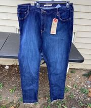 721 high rise skinny Levi 24w new denim jeans