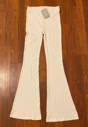 H&M White Flare Leggings