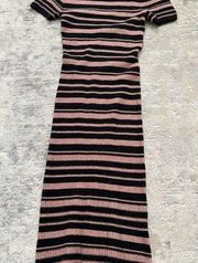 Striped Knit Dress