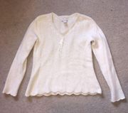 Lucy & Laurel Large long sleeve sweater angora