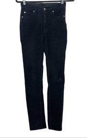 Cheap Monday Velour Skinny Jeans Black Size 26