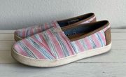 Peony Ikat Stripe Avalon Slip On Shoes