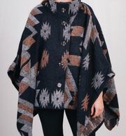 Thread & Supply Boho Aztec Cape XS/S NWT