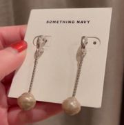 ✨ Linear Orb Drop Earrings NWT