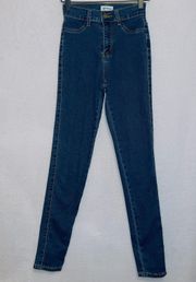 Giselle High Rise Jeans in Dark Blue Wash