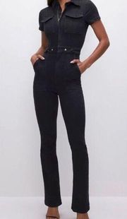 NWT Good American Black Fit For Success Jumpsuit - Size 2(Medium)