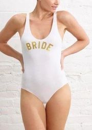 Commando Bridal Applique Bodysuit Bridal Shower White Size Medium New NWT