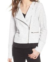 NEW Cupcakes and Cashmere Algona Collarless Jacket White Women's Size Small