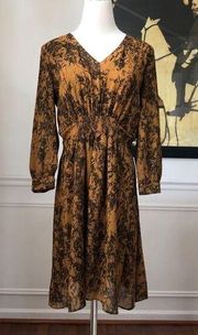 Simply Vera Vera Wang Amber Smocked Waist Dress XS