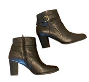 Cole Haan Rhinecliff Booties in Black Leather - Size 10.5