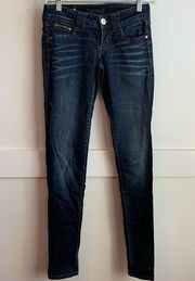 Decree Dark Wash Super Skinny Jeans