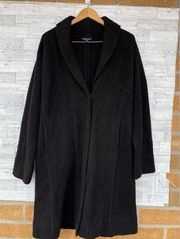 Eileen Fisher Wool High Collar Coat size 2 X