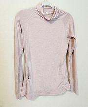 Pink Blush Maternity Light Pink Long Sleeve Athletic Top