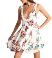 | Thought I Was Dreaming floral neutral women’s dress Size M