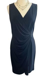 AMERICAN LIVING Black Sleeveless Pullover Cocktail Dress