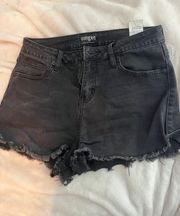 Faded Black Jean shorts 