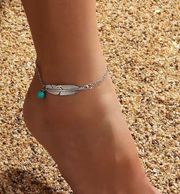 Adjustable Round Cut Stone Ankle Bracelet - Perfect for Summer Beach Jewelry