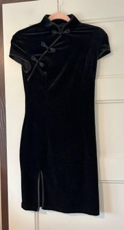 Black Velvet Dress