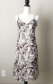 ONE CLOTHING | Animal Print Slip Dress Sz XS