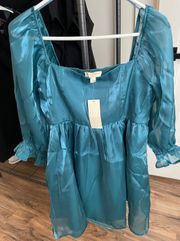 Teal Cocktail Dress