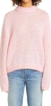Roseanna Womens' Pink Mohair CrewNeck Pullover Sweater Size 42 Large NEW