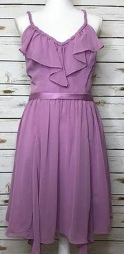 🌻Alfred Angelo Lavender flowy formal dress Size 16