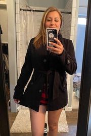 Forever 21 Black Pea Coat