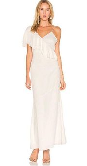 The 255 Maxi Silk Dress In Cream S